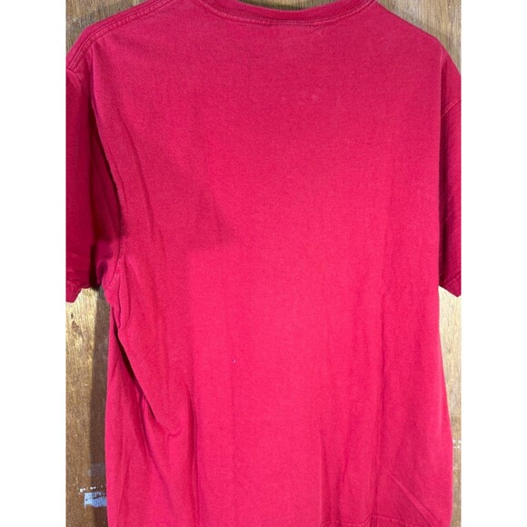 Vintage Tommy Hilfiger Red Blank Shirt Logo Men’s Small S - Picture 8 of 8